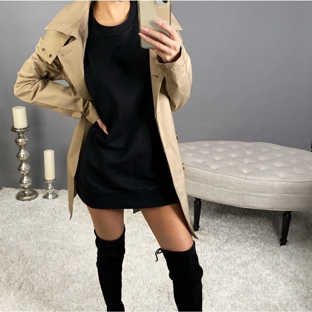 Double Breast Trench Coat Jacket - Picture 3 of 3